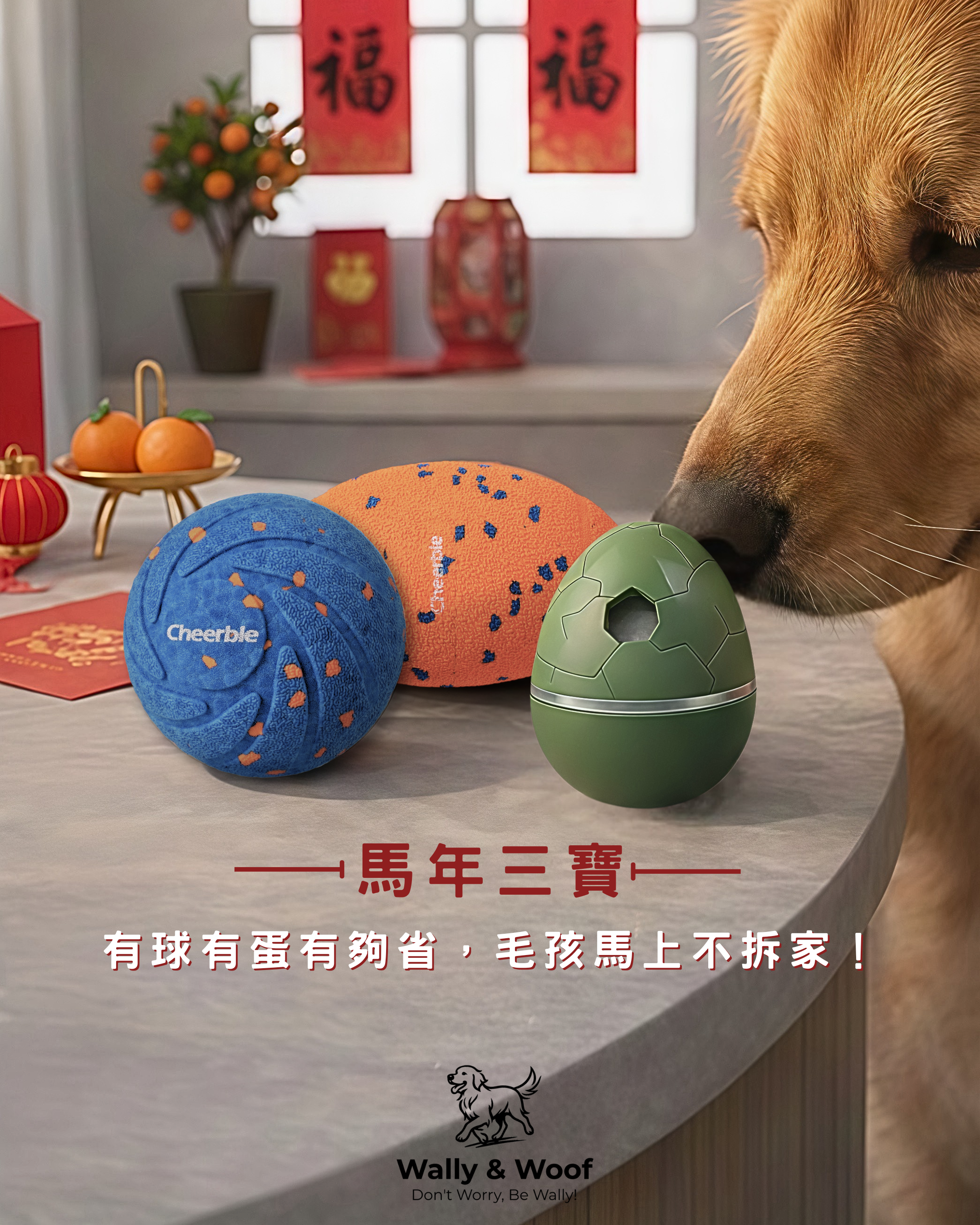 [馬年限定 ] 馬年三寶不拆家組合