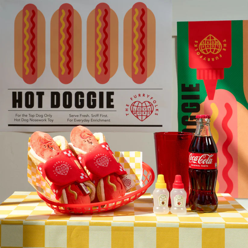 美國the furryfolks｜Hot Dog 熱狗嗅聞藏食玩具