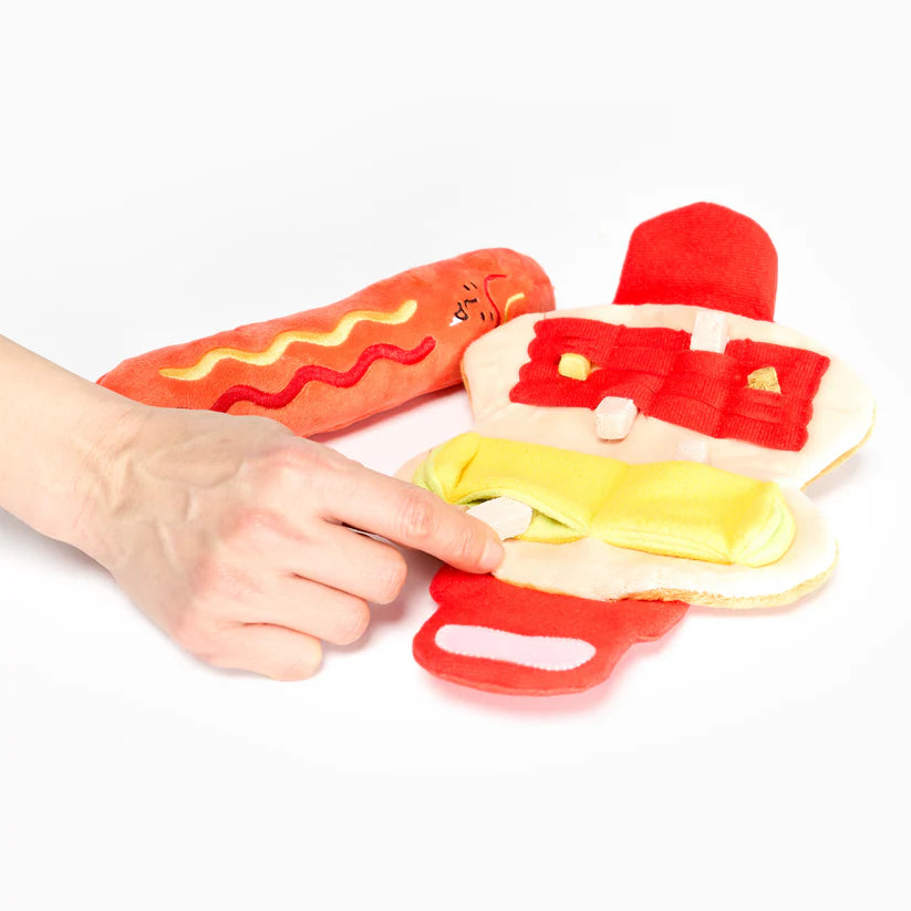 美國the furryfolks｜Hot Dog 熱狗嗅聞藏食玩具