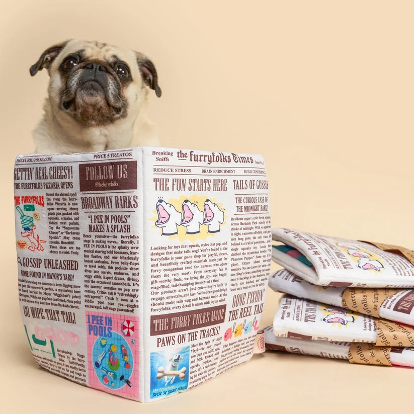 美國the furryfolks | 獨家新聞報紙 嗅聞藏食玩具