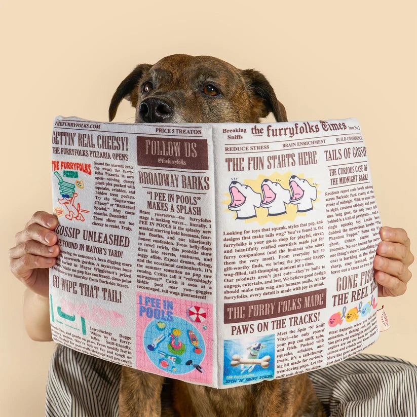 美國the furryfolks | 獨家新聞報紙 嗅聞藏食玩具