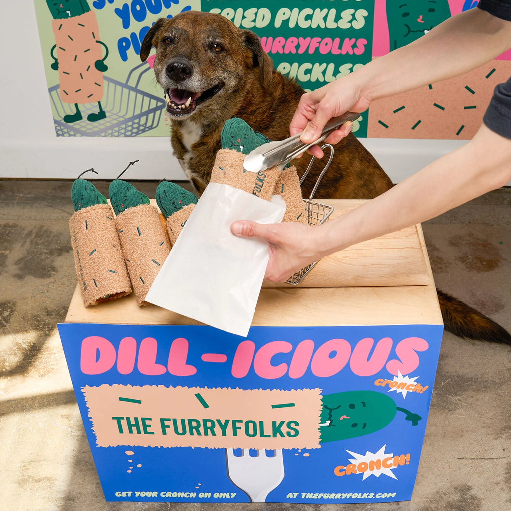美國the furryfolks | 炸酸黃瓜捲餅 嗅聞藏食玩具